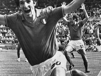 Zemřel legendární italský fotbalista Paolo Rossi. Bylo mu 64 let