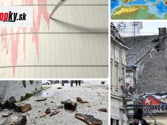 MIMORIADNE Slovensko zasiahlo zemetrasenie: V chorvátskom epicentre padali budovy a hlásia zranených