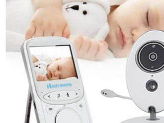 Baby monitor so vstavanými úspavankami s bezdrôtovou technológiou 2.4G a nočnou technológiou.