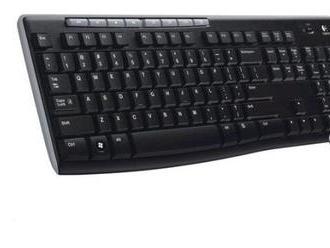 Sada bezdrôtovej klávesnice s myšou LOGITECH MK270, CZ  .