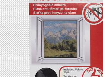 Sieťka proti hmyzu 100x100 cm na okno v čiernej farbe. Udržujte efektívne hmyz ďaleko od vášho domov