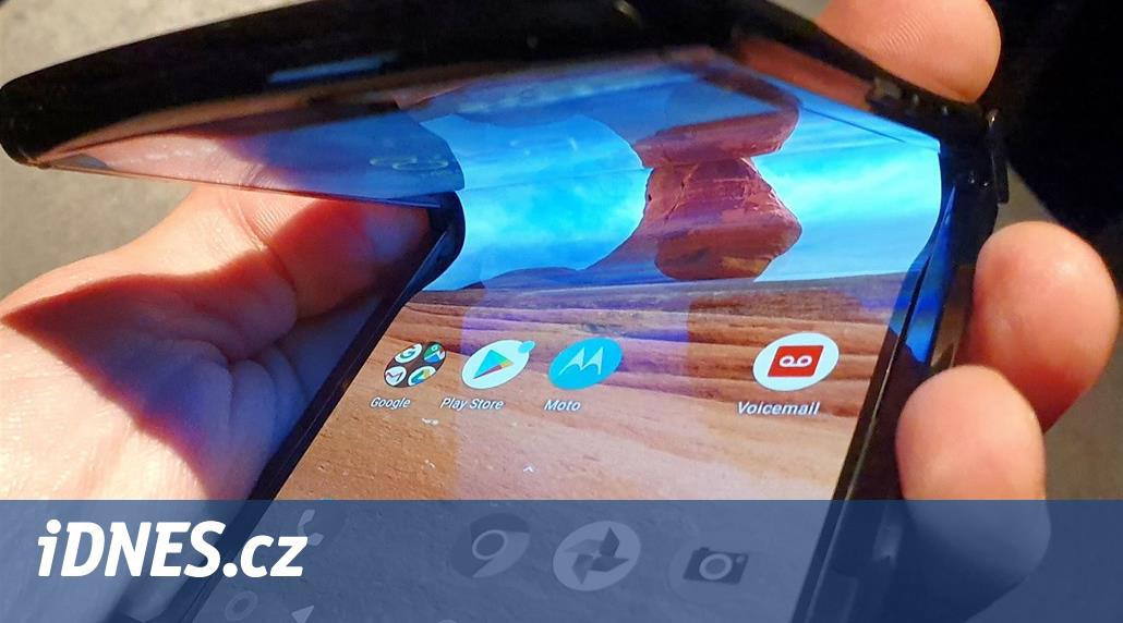 Motorola učí, jak používat opětovně odložený skládací razr