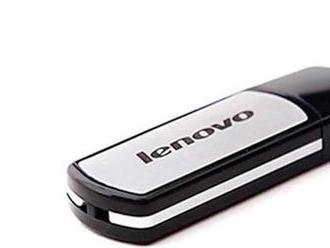 Štýlový Lenovo USB kľúč s kapacitou 64 GB vhodný pre neustále nosenie dát so sebou.