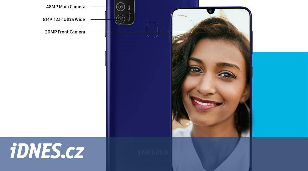 Nejvýhodnější levný Samsung? Model M21 má obří baterii a solidní výbavu