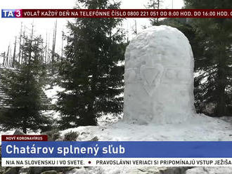 Tatry sú bez turistov, chatár Petras aj tak dodržal svoj sľub