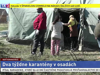 Osady sú v karanténe už dva týždne, v Žehre počet nakazených stúpol