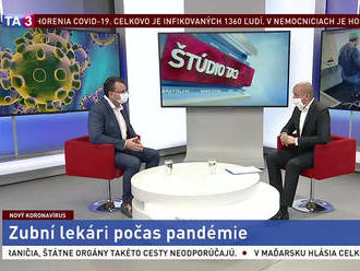 ŠTÚDIO TA3: I. Moravčík o zubných lekároch počas pandémie