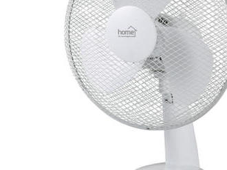 Stolný ventilátor, 30 cm, 40 W, biela. Je ideálnym spoločníkom v horúcich dňoch.