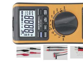 Univerzálny registračný digitálny multimeter nahrá cez USB port namerané údaje do počítača.