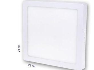 Svietiace LED panel stropné 18 W k osvetleniu interiéru.