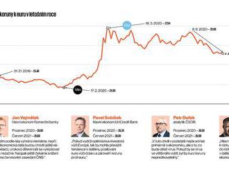 Korunu čeká posilování, shodují se ekonomové