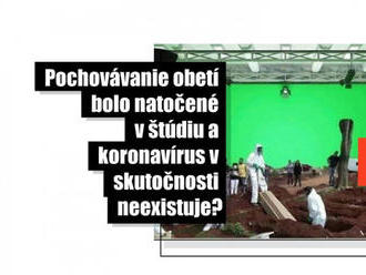 HOAX: Zábery nevznikli v štúdiu,v skutočnosti ide o pochovávanie obetí