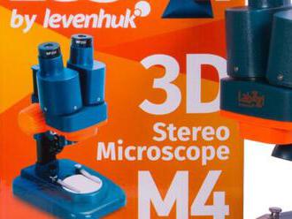 Levenhuk LabZZ M4 stereo mikroskop - ideálny na štúdium minerálov, hornín, mincí, vzoriek pôdy.