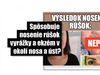 HOAX: Rúška nespôsobujú problémy, aké sú na zavádzajúcich snímkach