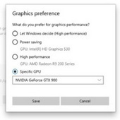 Windows 10 umožní vybrat si pro každou aplikaci konkrétní GPU v systému