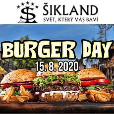 Burger day v Šiklově Mlýně