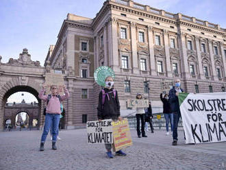 Greta Thunbergová a ďalší aktivisti obnovili protestné zhromaždenia