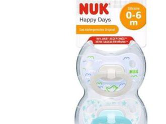 Dojčenský cumlík NUK Classic Happy Day 0-6m 2ks chlapec.