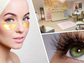 Chemický peeling s kolagénovou zlatou maskou, procedúra pre vytočenie a zvýraznenie rias - lash lift