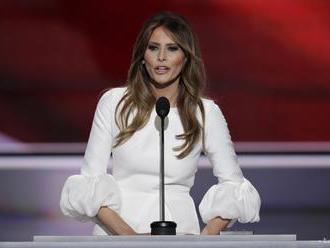 Melania Trumpová v rozlúčkovom príhovore odmietla násilie