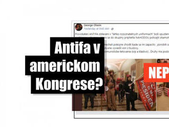 HOAX: Do Kongresu vtrhli Trumpovi priaznivci, nie hnutie Antifa