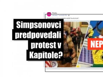 HOAX: Zdieľaný obrázok nepochádzal zo Simpsonovcov, bol zmanipulovaný