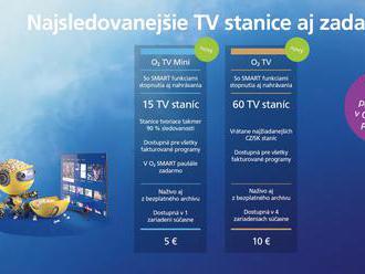 O2 TV: zmeny v počte staníc, nižšia cena, dostupnosť bez pevného internetu aj ako predplatné v Smart