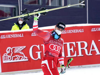 Na víťazstvo čakal takmer rok. V Kitzbüheli ovládol super-G