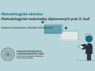 Metodologické okienko: Metodologické nedostatky diplomových prác II. časť