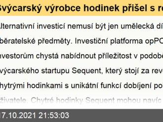 Švýcarský výrobce hodinek přišel s revoluční technologií. Teď se součástí jeho fantastického příběhu mohou stát i drobní investoři