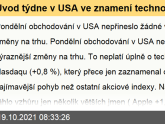 Úvod týdne v USA ve znamení technologií