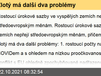 Zlotý má další dva problémy