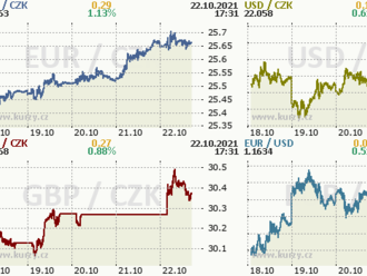 Koruna potvrdila celotýdenní ztrátu  