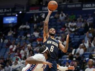 Krejčí si v NBA odbyl debut, Satoranský Pelicans k výhře nepomohl