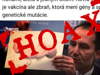 Na sociálnej sieti sa šíri hoax o tom, že očkovaným rodičom sa narodilo dieťa s chvostom