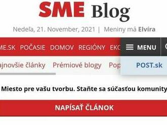 Píšeme a čítame, teda SME  .