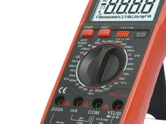 Digitálny multimeter True RMS. Malý univerzálny multimeter, vhodný pre základné merania.