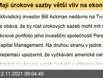 Mají úrokové sazby větší vliv na ekonomiku, nebo na akciový trh?