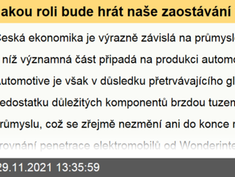 Jakou roli bude hrát naše zaostávání v elektromobilitě ve vývoji produkce automobilů