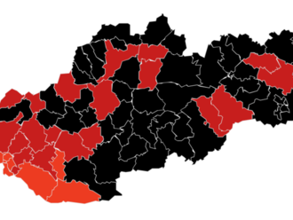 Slovensko od pondelka sčernie. Červená zostane len Bratislava a Dunajská Streda