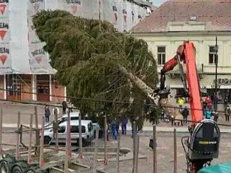 V Košiciach už stojí vianočný strom