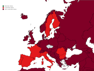 Seznam zemí nebo jejich částí s nízkým, středním, vysokým a velmi vysokým rizikem výskytu onemocnění covid-19, s účinností od 6. 12. 2021 - Ochranné opatření MZDR 20599/2020-133/MIN/KAN MZDRX01IJH6N