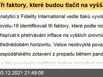 Tři faktory, které budou tlačit na vyšší inflaci i po konci pandemie