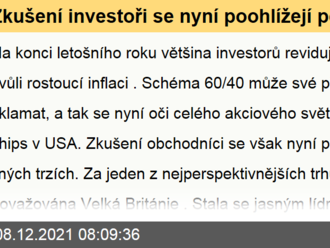 Zkušení investoři se nyní poohlížejí po jiných trzích