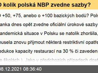 O kolik polská NBP zvedne sazby?