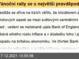 Vánoční rally se s největší pravděpodobností uskuteční