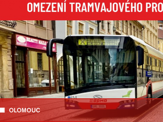 Olomouckou hromadnou dopravu čekají v lednu změny kvůli stavebním pracem