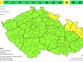 Výstraha na smogovou situaci a silný mráz - Pro území Moravskoslezský kraj Bohumín, Český Těšín, Frýdek-Místek, Frýdlant nad Ostravicí, Havířov, Karviná, Orlová, Ostrava