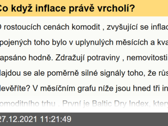 Co když inflace právě vrcholí?