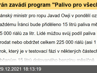 Írán zavádí program 